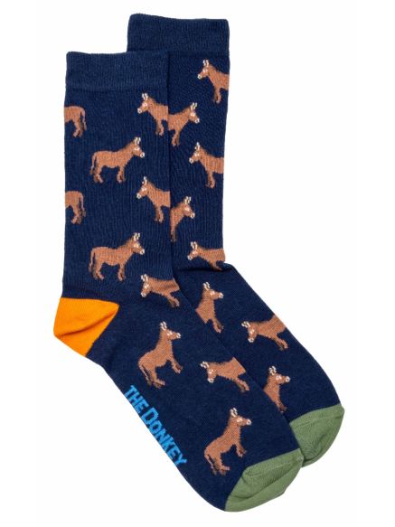 Brown Donkey Image Socks
