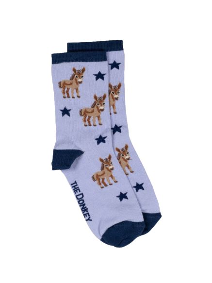 Navy Star Donkey Socks
