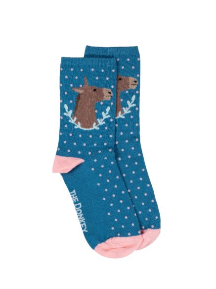 Donkey Profile Socks - Teal